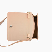 Load image into Gallery viewer, Haven Flap Woven Crossbody Bag Beige
