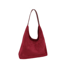 Load image into Gallery viewer, Faux Suede 2 in 1 Hobo Bag
