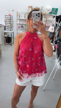 Load image into Gallery viewer, Pop Of Spring Halter Top
