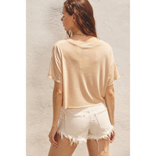 Load image into Gallery viewer, Cut To It Crop Top
