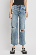 Load image into Gallery viewer, Punctual High Rise Slim Wide Jeans
