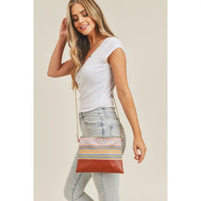 Load image into Gallery viewer, Aztec Crossbody &amp; Wristlet Bag
