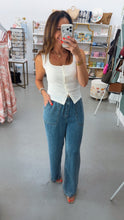 Load image into Gallery viewer, She's From Florida Chambray Pants
