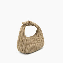 Load image into Gallery viewer, Aimee Mini Straw Top Handle Bag
