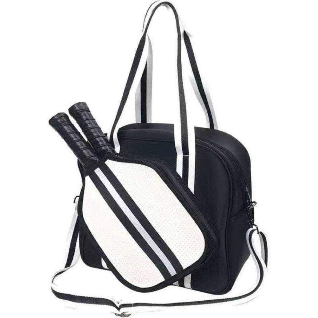 Pickle Ball Tote Neoprene Banger Black
