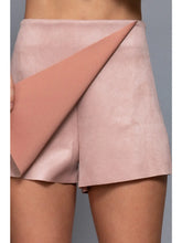 Load image into Gallery viewer, Faux Suede Pink Skort
