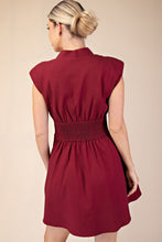 Load image into Gallery viewer, Pretty Things Mini Dress Burgundy
