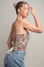 Load image into Gallery viewer, Floral Corset Top
