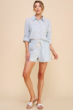 Load image into Gallery viewer, Feeling Blue Stripe Shorts
