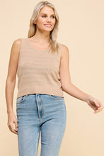 Load image into Gallery viewer, She Has It All Knit Top Latte
