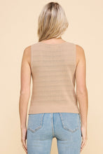 Load image into Gallery viewer, She Has It All Knit Top Latte
