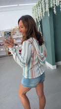 Load image into Gallery viewer, Roxanna Striped Pullover Pink
