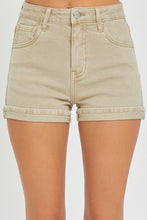Load image into Gallery viewer, Sandy High Rise Cuffed Denim Shorts
