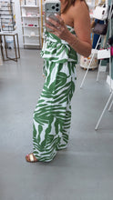 Load image into Gallery viewer, Off To Paradise Wide Leg Pants Green

