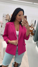 Load image into Gallery viewer, Dress To Impress Blazer Berry Pink
