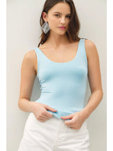 Load image into Gallery viewer, Doubled Lined Scoop Neck Tank
