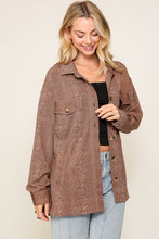 Load image into Gallery viewer, Snake Print Oversized Jacket
