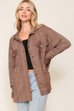 Load image into Gallery viewer, Snake Print Oversized Jacket
