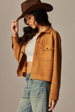 Load image into Gallery viewer, Cool Suede Crop Jacket
