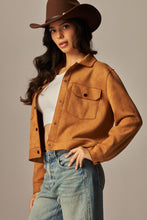 Load image into Gallery viewer, Cool Suede Crop Jacket
