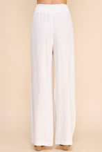 Load image into Gallery viewer, Linen Summer Wide Leg Pants White
