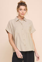 Load image into Gallery viewer, Softly Styled Button Down Top
