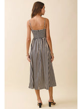 Load image into Gallery viewer, Elegant Stripes Midi Dress

