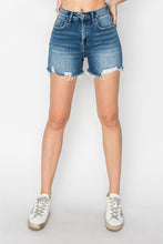 Load image into Gallery viewer, Frayed &amp; Flirty High Rise Shorts
