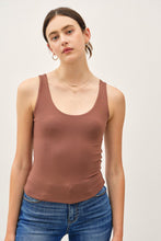 Load image into Gallery viewer, Doubled Lined Scoop Neck Tank
