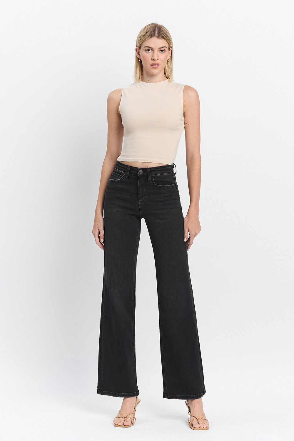 Encourage High Rise Loose Fit Jeans