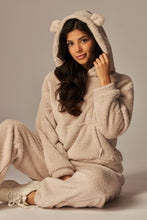 Load image into Gallery viewer, Teddy Bear Hoodie PJ Set
