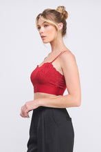 Load image into Gallery viewer, Rose Knit Lace Bralette O/S
