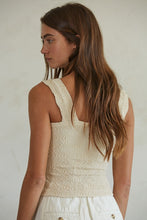 Load image into Gallery viewer, Lilly Square Neck Tank Oak O/S
