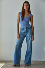 Load image into Gallery viewer, Lilly Square Neck Tank Chambray
