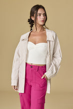 Load image into Gallery viewer, Luna Oversized Top Taupe
