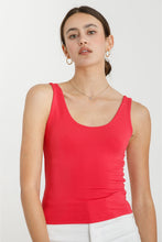 Load image into Gallery viewer, Doubled Lined Scoop Neck Tank

