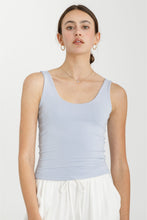 Load image into Gallery viewer, Doubled Lined Scoop Neck Tank
