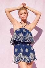 Load image into Gallery viewer, Scallops In Fall Romper
