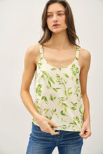 Load image into Gallery viewer, Breezy Tropical Tank Green
