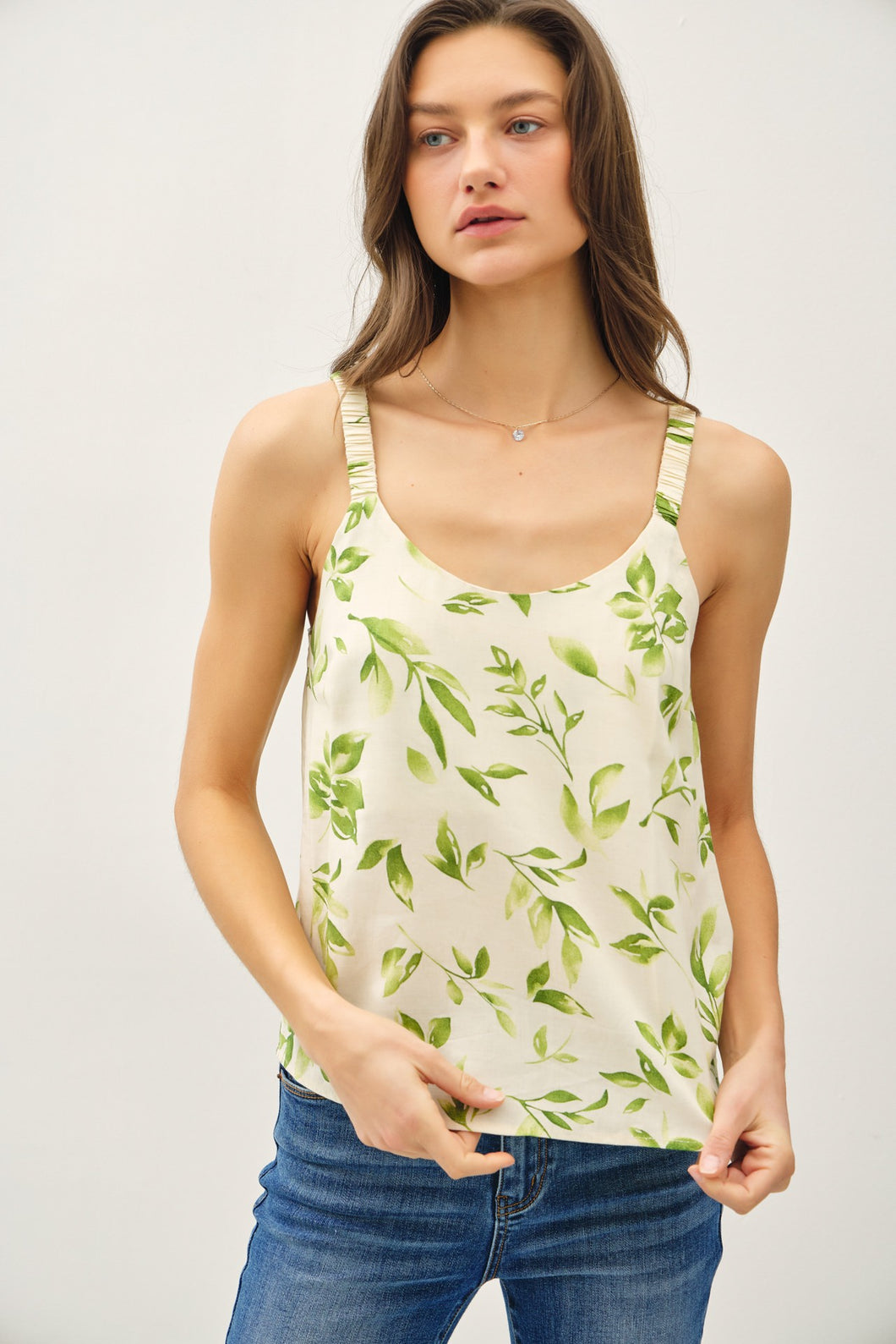 Breezy Tropical Tank Green