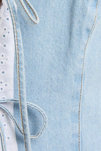 Load image into Gallery viewer, Flirty Denim Vest
