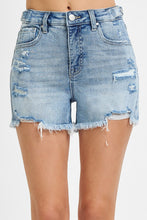 Load image into Gallery viewer, Beach Bum High Rise Denim Shorts
