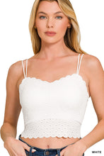 Load image into Gallery viewer, Scallops In Spring Bralette
