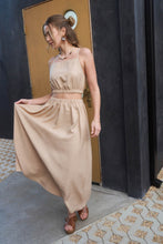 Load image into Gallery viewer, Beachin&#39; Crop Top Khaki
