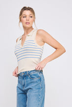 Load image into Gallery viewer, Polo Match Top Lt. Blue
