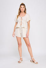Load image into Gallery viewer, Daydreamin&#39; Crochet Lace Trimmed Shorts
