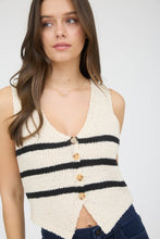 Load image into Gallery viewer, Line Up Sweater Vest
