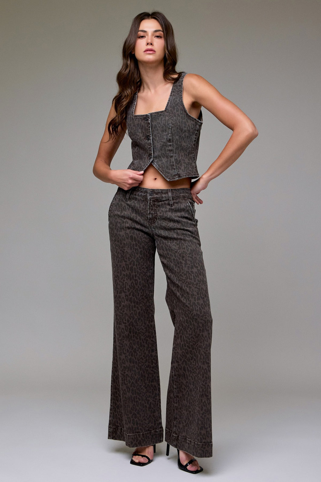 Happi Cheetah Low-Rise Jeans