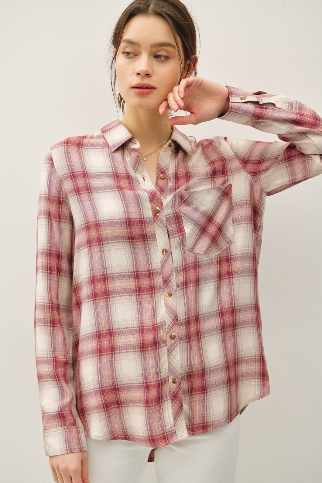 Be Cool Plaid Top