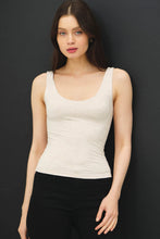 Load image into Gallery viewer, Doubled Lined Scoop Neck Tank
